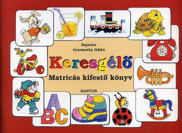 Keresgélő - Matricás kifestő könyv termékhez kapcsolódó kép