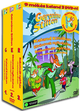 Geronimo Stilton díszdoboz 1. (3 DVD) termékhez kapcsolódó kép