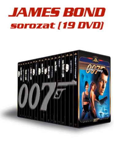 James Bond sorozat 1-19. rész (19 DVD) termékhez kapcsolódó kép
