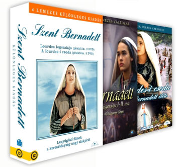 Szent Bernadett díszdoboz (4 DVD) termékhez kapcsolódó kép