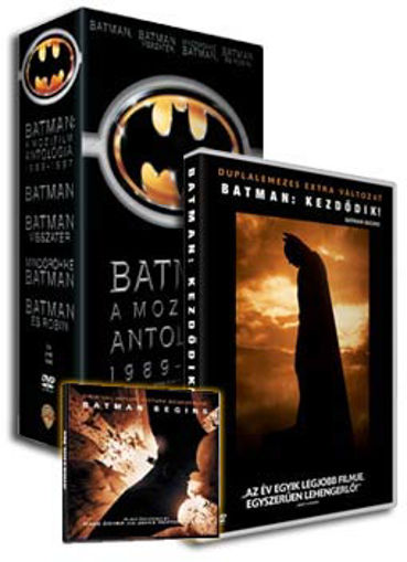 Batman: Kezdődik! + Batman: A mozifilm antológia + AJÁNDÉK CD (10 DVD+1 CD) termékhez kapcsolódó kép
