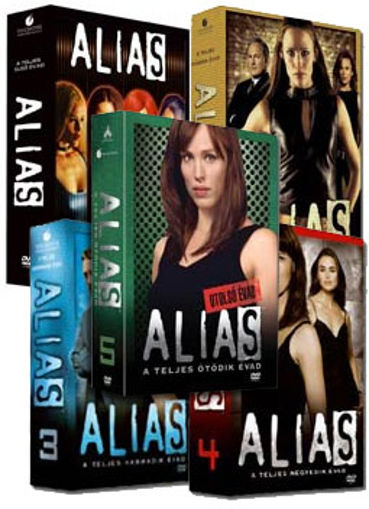 Alias - 1-5. évad - A teljes sorozat (29 DVD) termékhez kapcsolódó kép