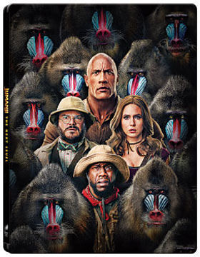 Jumanji - A következő szint (4K UHD+BD) - limitált, fémdobozos változat (majmos  steelbook) termékhez kapcsolódó kép