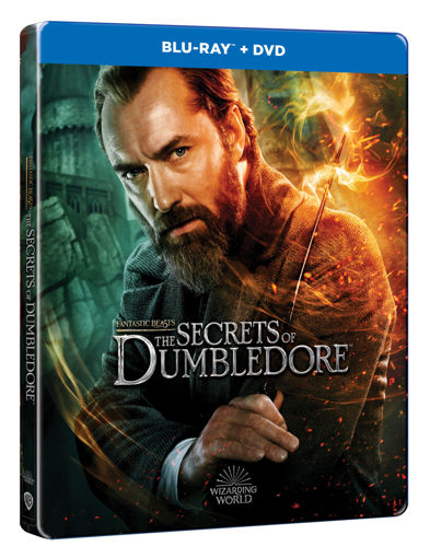 Legendás állatok és megfigyelésük - Dumbledore titkai (BD + DVD) - limitált, fémdobozos változat ("Character" steelbook) termékhez kapcsolódó kép