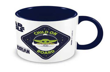 Kerámia bögre – A mandalóriai – Baby Yoda a fedélzeten (315 ml) termékhez kapcsolódó kép