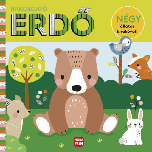 Rakosgató - Erdő - Négy állatos kirakóval termékhez kapcsolódó kép