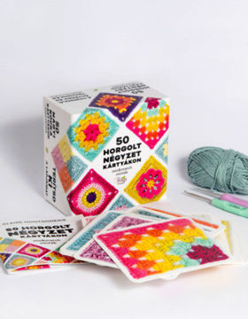 50 horgolt négyzet kártyákon - Mix&match minták termékhez kapcsolódó kép