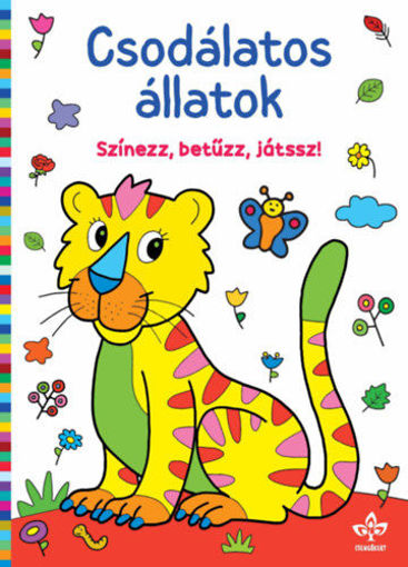 Csodálatos állatok - Színezz, betűzz, játssz! termékhez kapcsolódó kép