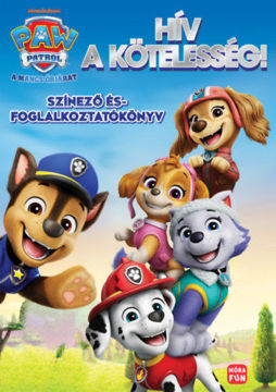 Mancs Őrjárat - Hív a kötelesség - Színező- és foglalkoztatókönyv termékhez kapcsolódó kép