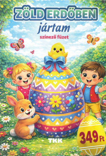 Zöld erdőben jártam színező füzet termékhez kapcsolódó kép