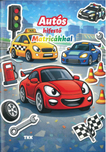 Autós kifestő - Matricákkal termékhez kapcsolódó kép
