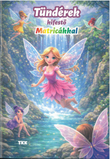 Tündérek kifestő - Matricákkal termékhez kapcsolódó kép