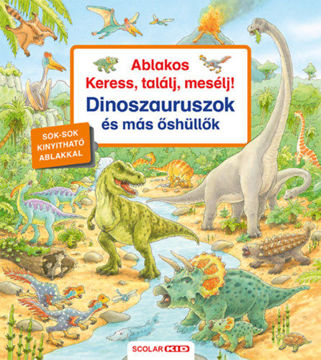 Ablakos Keress, találj, mesélj! Dinoszauruszok termékhez kapcsolódó kép