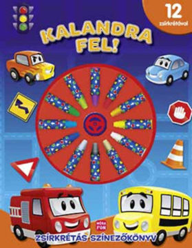 Kalandra fel! Zsírkrétás színezőkönyv termékhez kapcsolódó kép