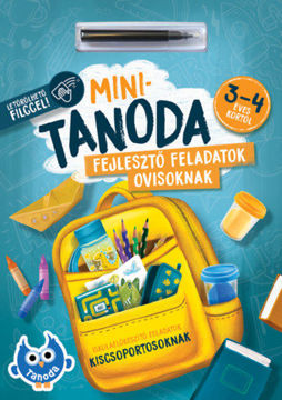 Minitanoda fejlesztő feladatok ovisoknak - 3-4 éves kortól - letörölhető filccel termékhez kapcsolódó kép