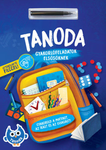 Tanoda - Gyakorlófeladatok elsősöknek - letörölhető filccel termékhez kapcsolódó kép