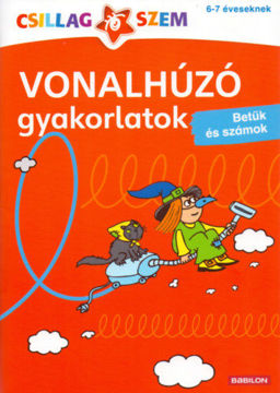 Vonalhúzó gyakorlatok - Betűk és számok - Piros - Betűk és számok termékhez kapcsolódó kép