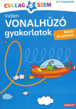 Vidám vonalhúzó gyakorlatok - Sötétkék - Betűk és számok termékhez kapcsolódó kép