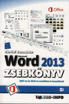Microsoft Word 2013 zsebkönyv termékhez kapcsolódó kép