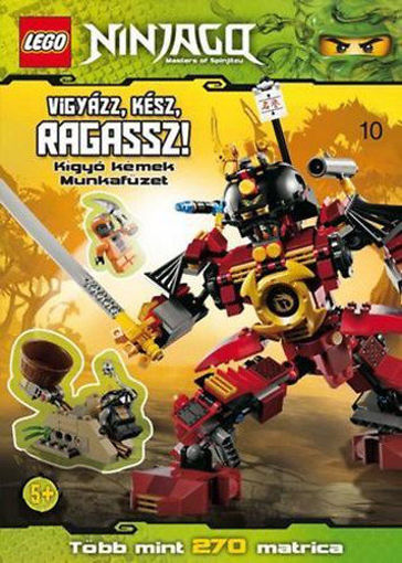 LEGO 10. - Vigyázz, kész, ragassz! - Kígyó kémek - Ninjago - matricás foglalkoztató termékhez kapcsolódó kép