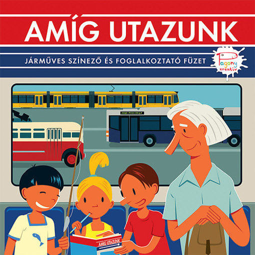 Amíg utazunk - Járműves színező és foglalkoztató füzet termékhez kapcsolódó kép