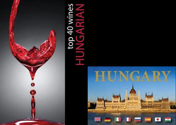 Hungarian TOP 40 Wines / Hungary kis könyv (csomag) termékhez kapcsolódó kép