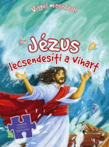 Jézus lecsendesíti a vihart - 4 darab puzzle-t tartalmaz termékhez kapcsolódó kép