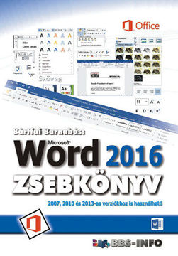 Word 2016 zsebkönyv termékhez kapcsolódó kép
