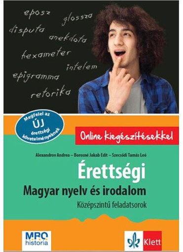 Érettségi - Magyar nyelv és irodalom - Középszintű feladatsorok termékhez kapcsolódó kép