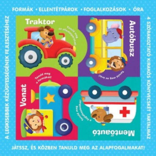 Puzzle-könyvek - formák, ellentétpárok, foglalkozások, óra termékhez kapcsolódó kép