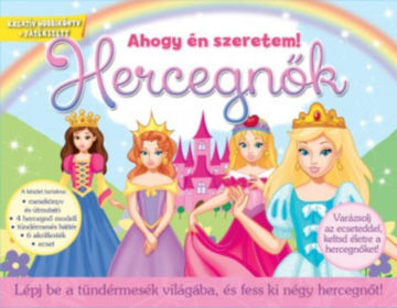 Hercegnők - Lépj be a tündérmesék világába, és fess ki négy hercegnőt! termékhez kapcsolódó kép