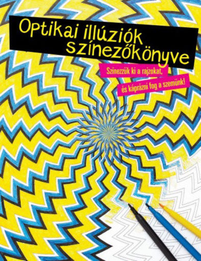 Optikai illúziók színezőkönyve termékhez kapcsolódó kép