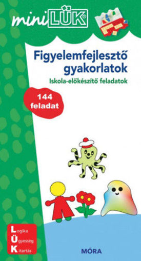 MiniLÜK - Figyelemfejlesztő gyakorlatok - Iskola-előkészítő feladatok termékhez kapcsolódó kép