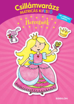 Csillámvarázs matricás kifestő - Hercegnők termékhez kapcsolódó kép
