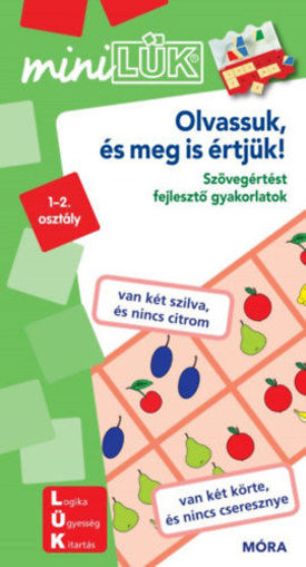 Olvassuk, és meg is értjük! - LDI206 - Szövegértést fejlesztő gyakorlatok - MiniLÜK termékhez kapcsolódó kép