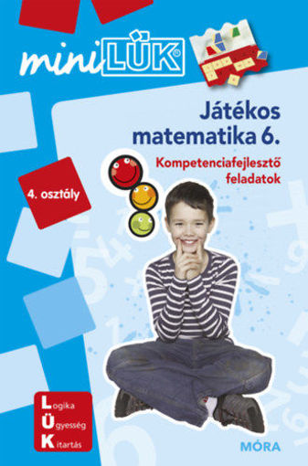 Játékos matematika 6. - Kompetencia fejlesztő gyakorlatok 4.o. - miniLÜK termékhez kapcsolódó kép