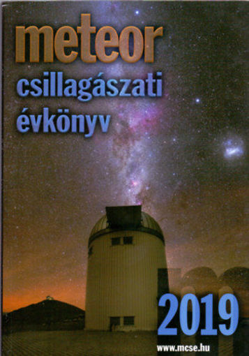 Meteor Csillagászati Évkönyv 2019 termékhez kapcsolódó kép