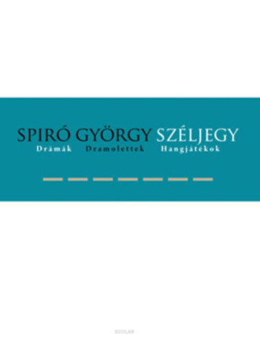Széljegy - Drámák, dramolettek, hangjátékok termékhez kapcsolódó kép