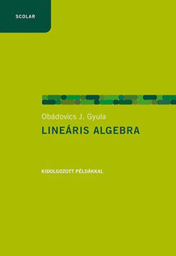 Lineáris algebra - Kidolgozott példákkal termékhez kapcsolódó kép