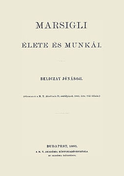 Marsigli élete és munkái termékhez kapcsolódó kép