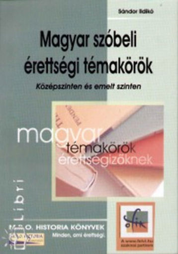 Magyar szóbeli érettségi témakörök – Középszinten és emelt szinten - Középszinten és emelt szinten termékhez kapcsolódó kép