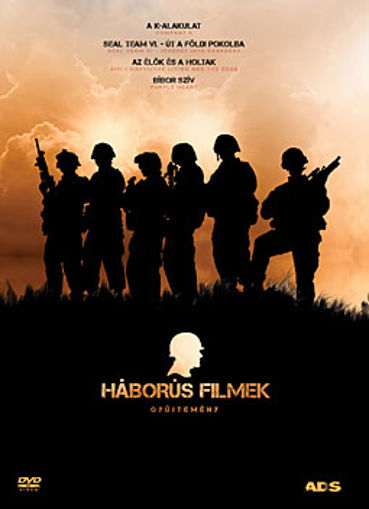 Háborús filmek gyűjteménye (4 DVD) (K-alakulat, Seal Team, Az élők.., Bíbor szív) termékhez kapcsolódó kép