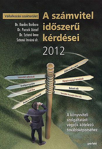A számvitel időszerű kérdései 2012 termékhez kapcsolódó kép