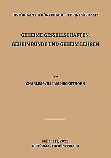 Geheime Gessellschaften, Geheimbünde und Geheim lehren termékhez kapcsolódó kép