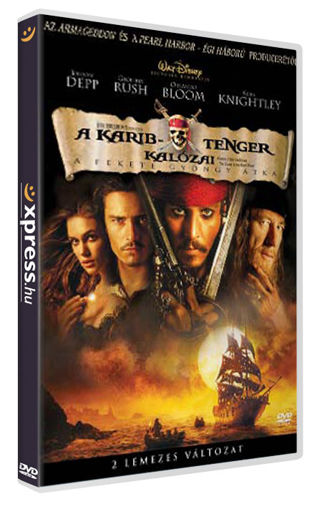 A Karib-tenger kalózai 1. – A fekete gyöngy átka (2 DVD) termékhez kapcsolódó kép