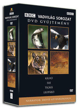 BBC Vadvilág sorozat 1. (Kígyó, Sas, Tigris, Leopárd) (4 DVD)  termékhez kapcsolódó kép