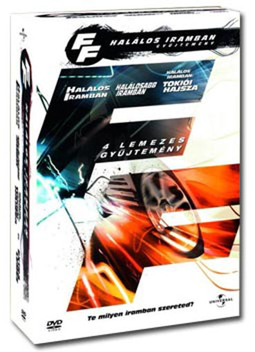 Halálos iramban gyűjtemény (4 DVD) termékhez kapcsolódó kép