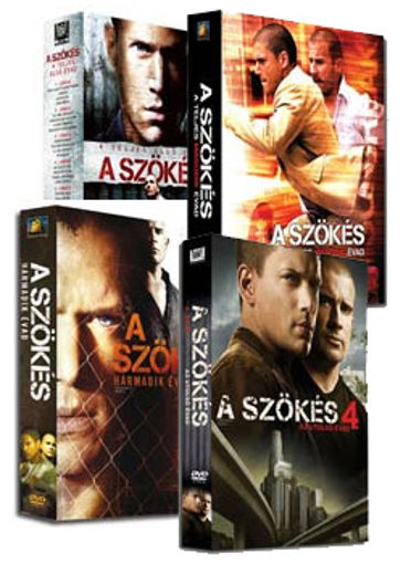 A szökés - A teljes sorozat (22 DVD) termékhez kapcsolódó kép