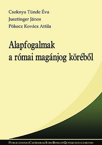 Alapfogalmak a római magánjog köréből termékhez kapcsolódó kép