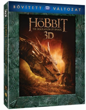 A hobbit: Smaug pusztasága - bővített, extra változat (2 BD3D + 3 BD) (slipcase-es változat) termékhez kapcsolódó kép